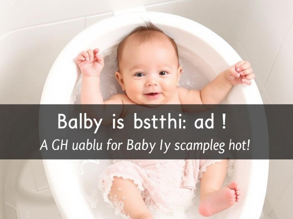 Le Bain de Bébé : Un Moment de Détente en Toute Sécurité. Seguridad durante el baño: lo que no debes hacer
