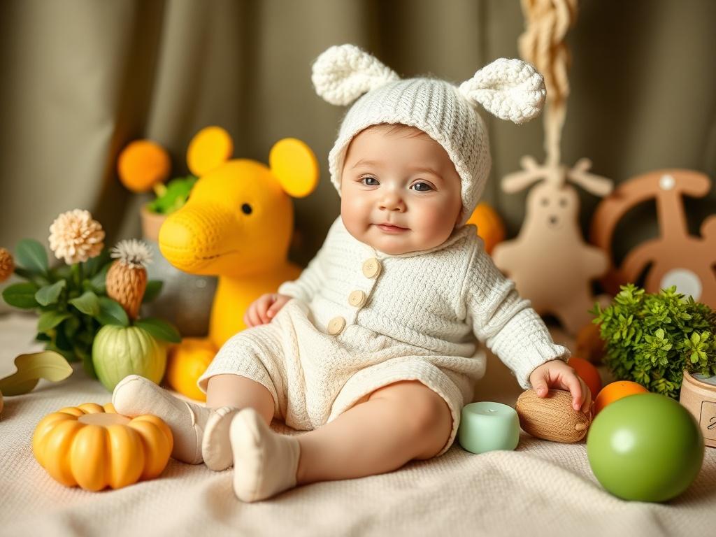     Les produits bio et naturels pour bébé.. Jouets et accessoires : naturel et non toxique