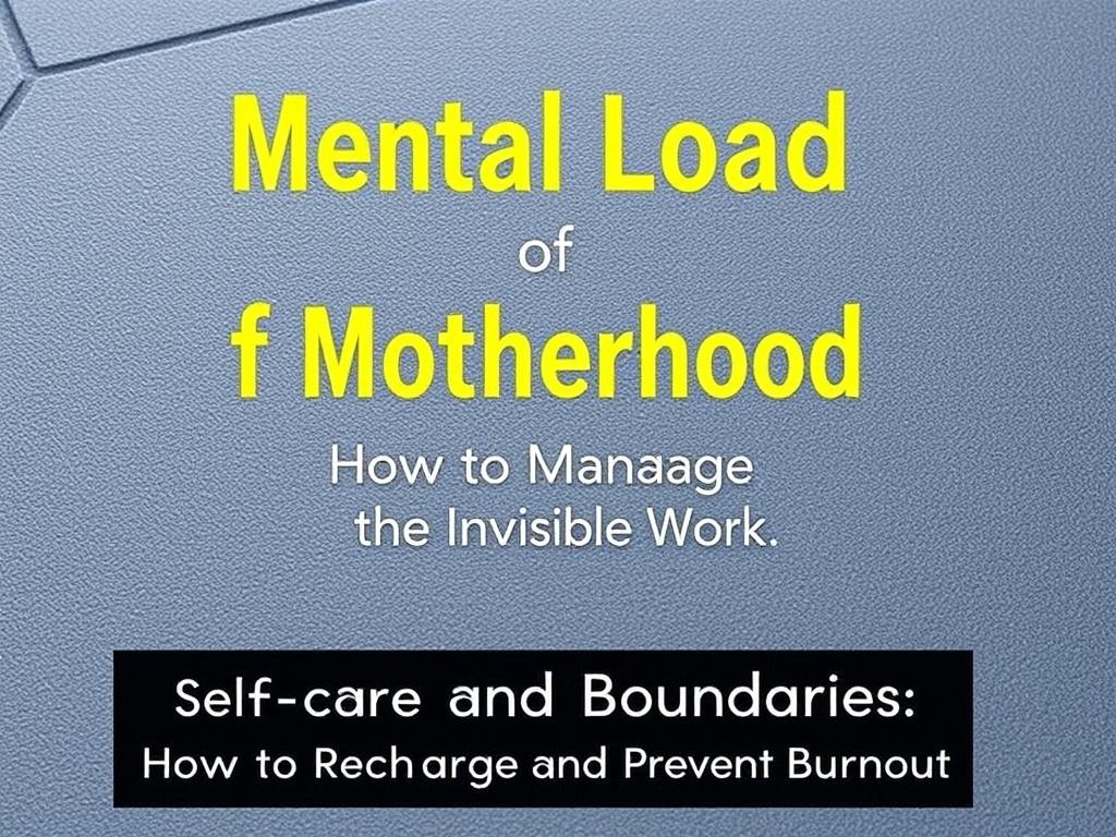 Mental Load of Motherhood: How to Manage the Invisible Work. Autocuidado y límites: cómo recargar y prevenir el agotamiento Mental Load of Motherhood: How to Manage the Invisible Work. Autocuidado y límites: cómo recargar y prevenir el agotamiento