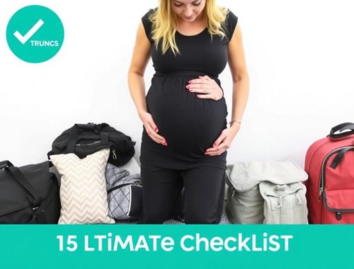 Préparer sa valise de maternité : la checklist ultime
