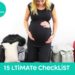 Préparer sa valise de maternité : la checklist ultime