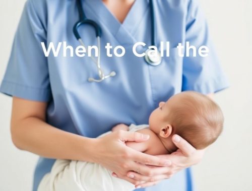 Cuándo llamar al pediatra: Guía para madres primerizas