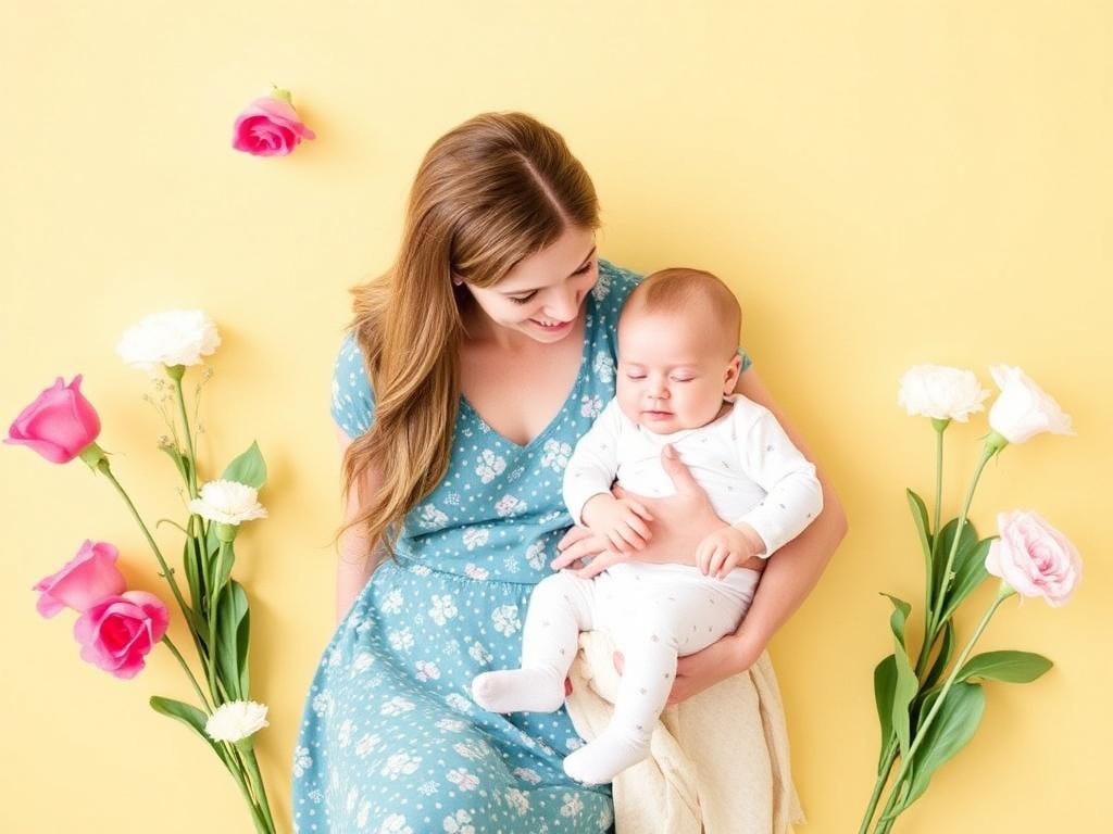     Celebrating Your First Mother's Day: Ideas for a Special Day. Ideas para documentar el primer año y más allá