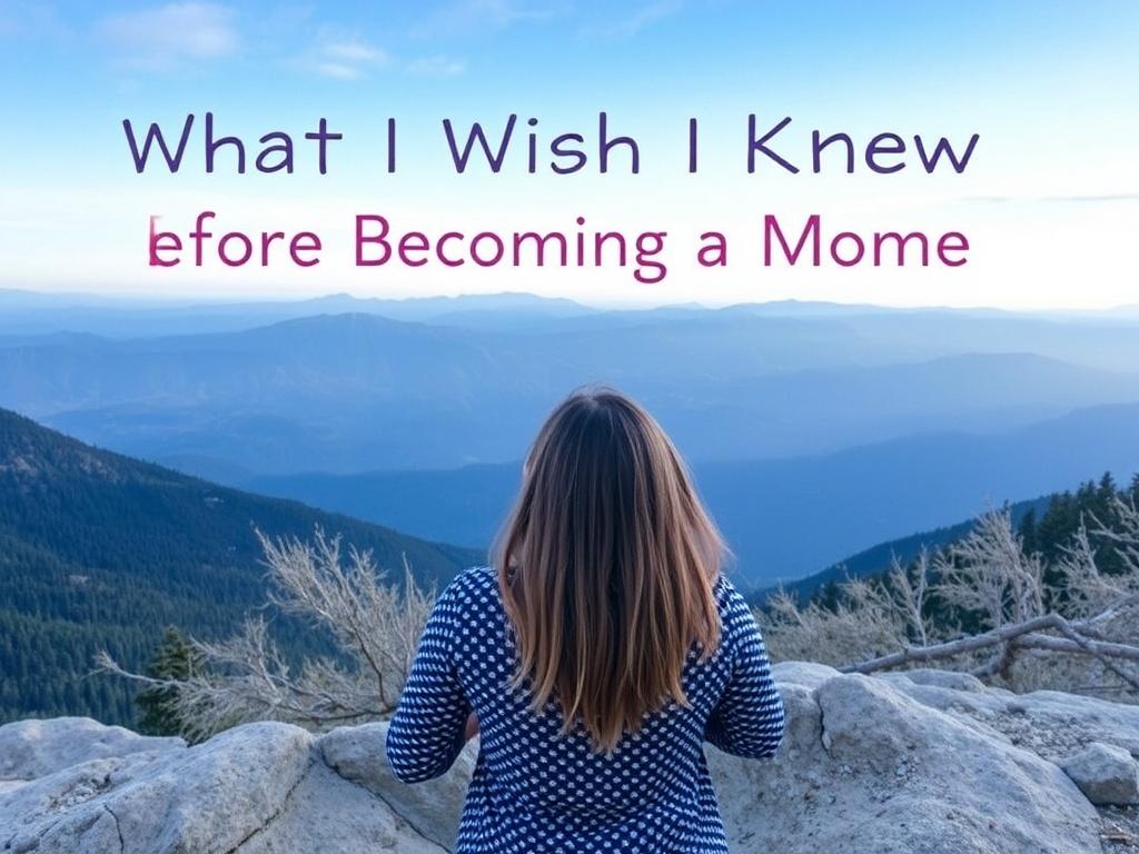 What I Wish I Knew Before Becoming a Mother. Resources and Next Steps What I Wish I Knew Before Becoming a Mother. Resources and Next Steps