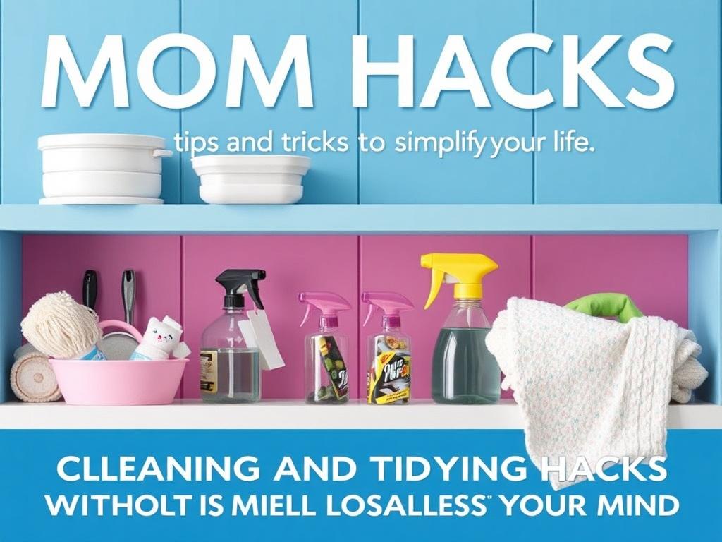     Mom Hacks: Tips and Tricks to Simplify Your Life. Cleaning and Tidying Hacks Without Losing Your Mind