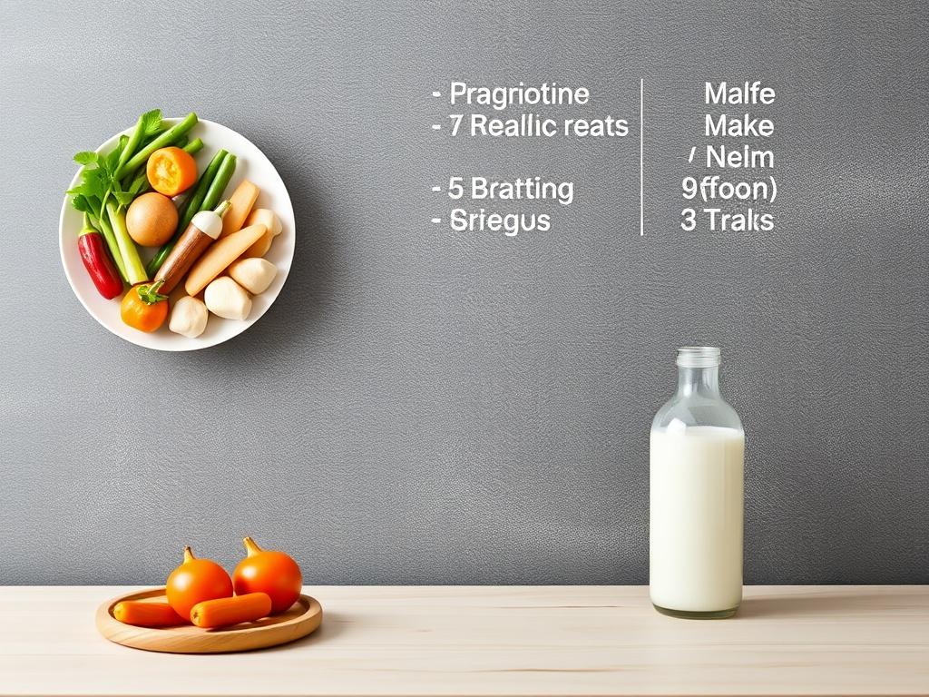     L'alimentation durant la grossesse : Que peut-on manger ?. Les principes de base d'une alimentation saine pendant la grossesse