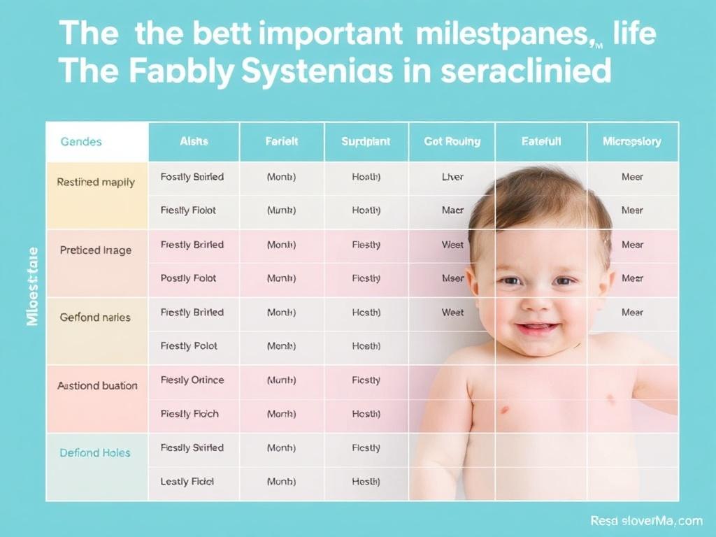 Die wichtigsten Meilensteine im ersten Lebensjahr. Tabla de referencia: hitos por área del desarrollo Die wichtigsten Meilensteine im ersten Lebensjahr. Tabla de referencia: hitos por área del desarrollo