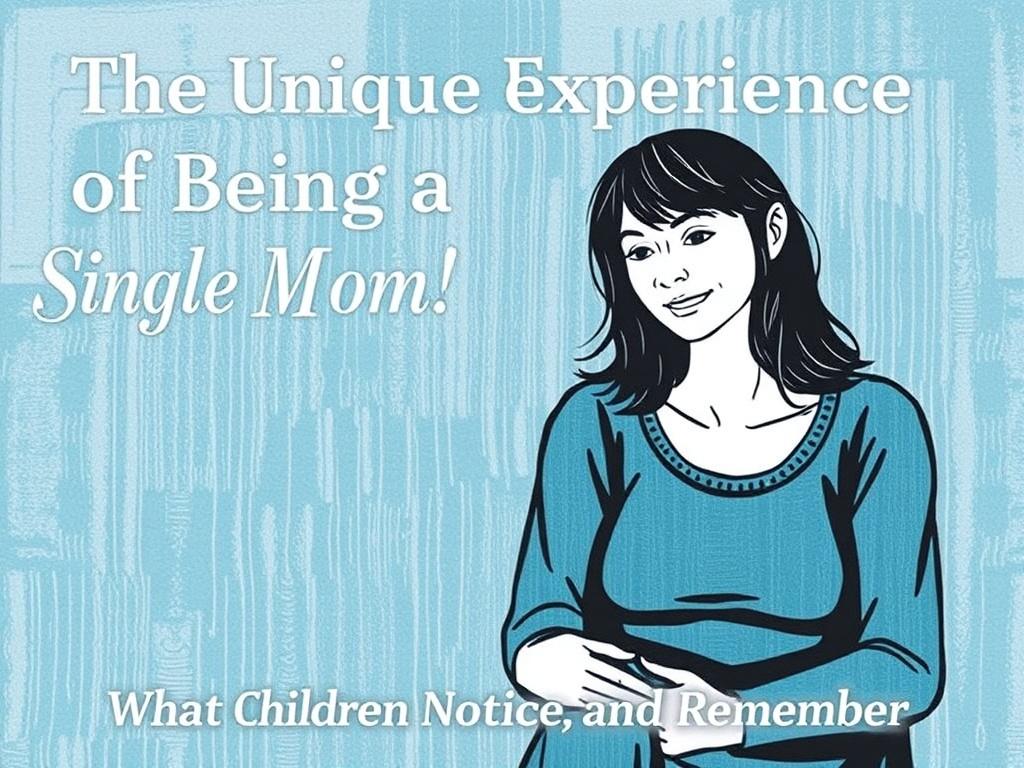     The Unique Experience of Being a Single Mom. Kids’ Perspectives: What Children Notice and Remember