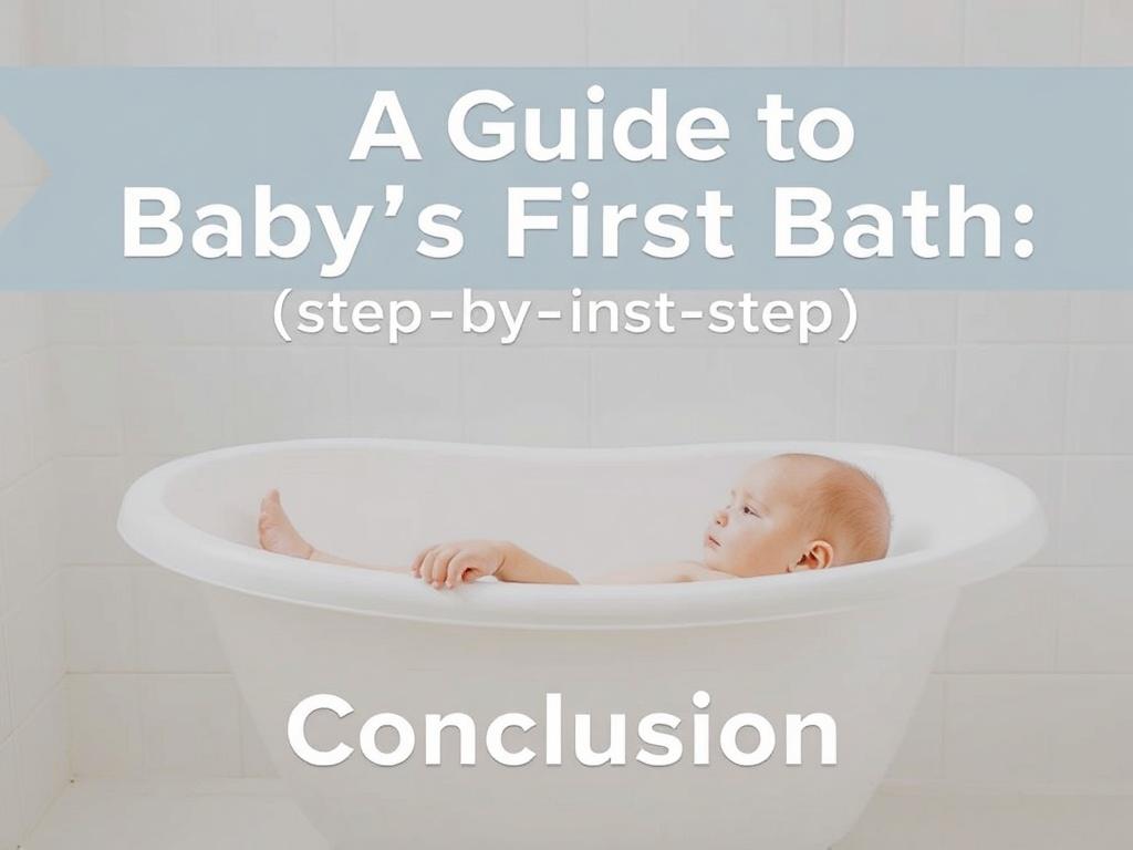     A Guide to Baby's First Bath: Step-by-Step Instructions. Conclusión